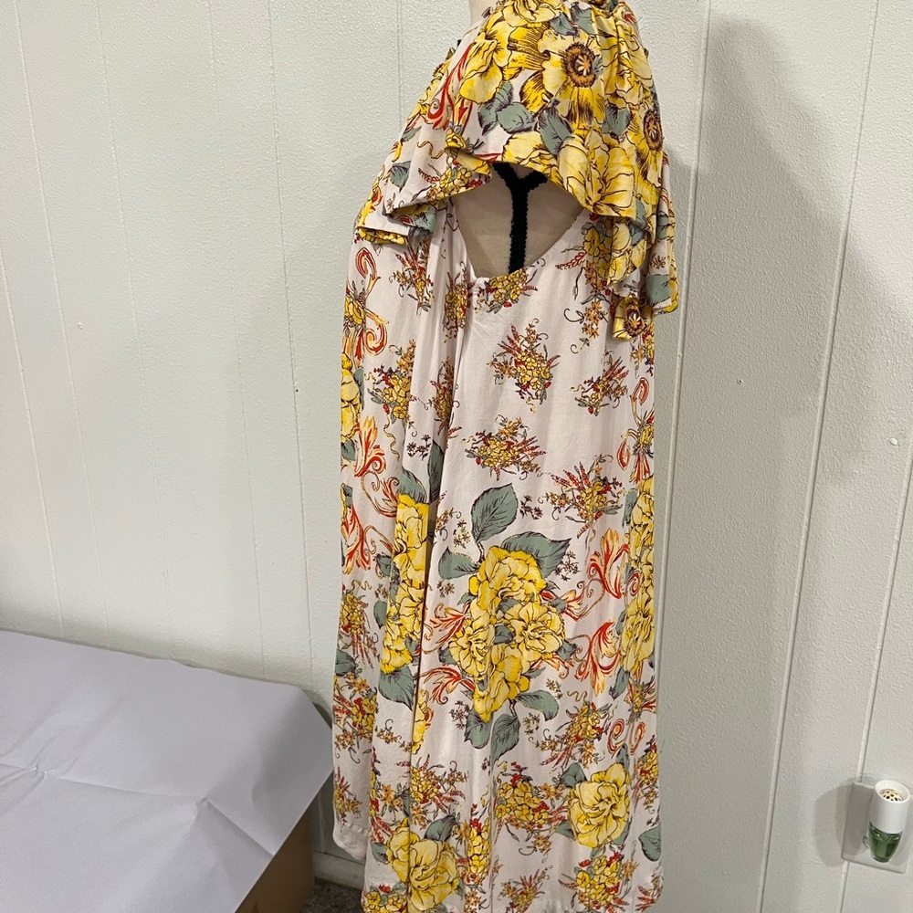 Free People Yellow Floral Dress - Picture 2 of 8